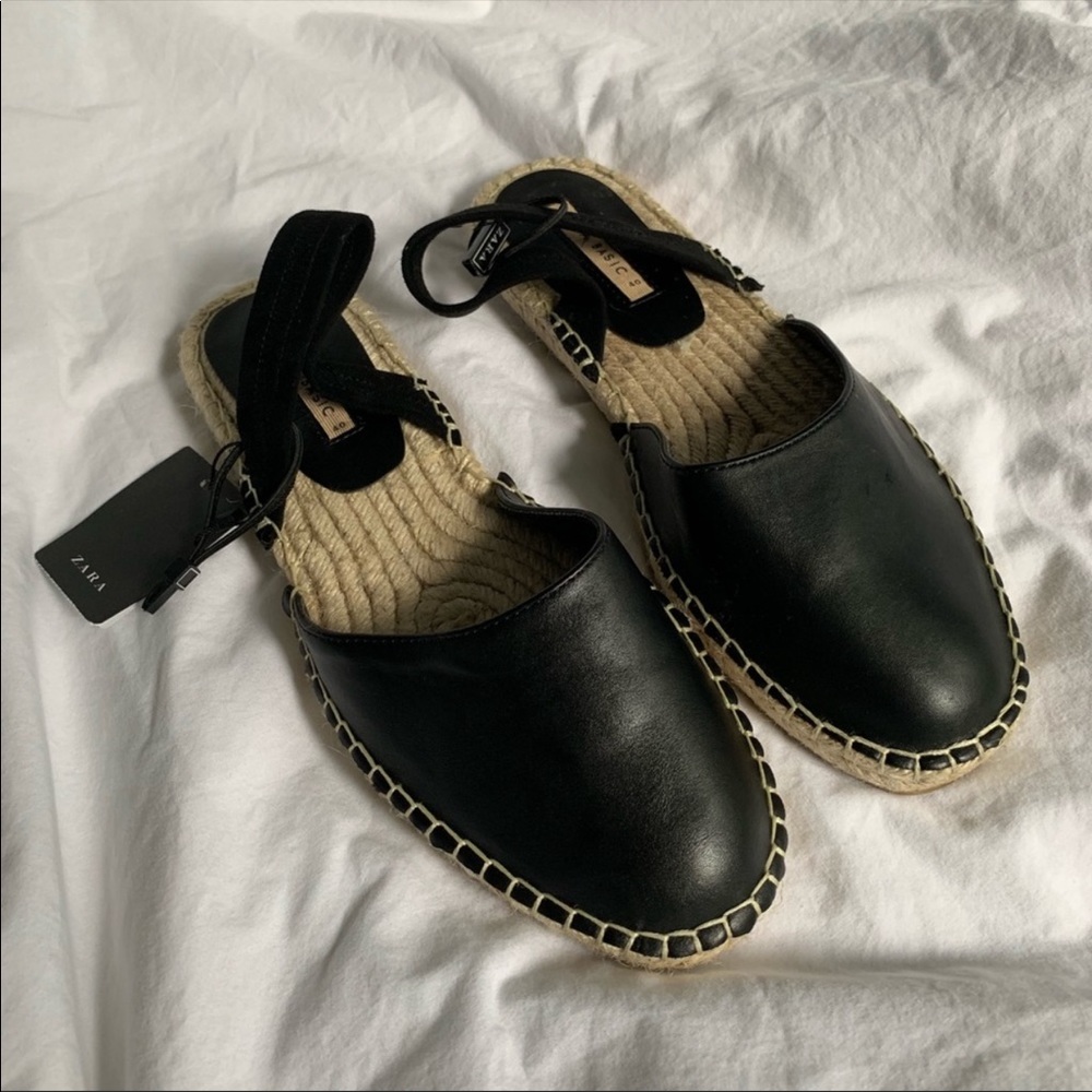 Zara black espadrilles